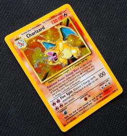 1999 Pokemon Base Set # 4/102 Charizard Holo NEAR MINT Vintage Glurak English 📈 - Image 4
