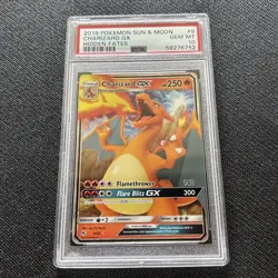 2019 POKEMON SUN & MOON HIDDEN FATES #9 CHARIZARD GX PSA 10 - Image 2