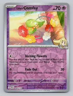 Reverse Holo Lillie's Comfey 068/159 Common Journey Together Pokemon - Image 1