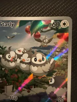 Starly Illustration Rare Holo - 221/198 - Scarlet & Violet Base Pokemon 2023 IR - Image 3
