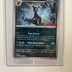 Pokemon TCG Obsidian Flames Umbreon 130/197 GameStop Stamped Promo Sealed - Image 4