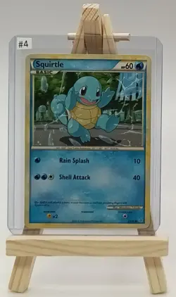 SQUIRTLE 63/95 COMMON Unleashed 2010 Basic Pokemon (#4) - Image 1