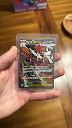 Pokemon Mega Scrafty Ex #270/217 Mega Attack Rare: Ascended Heroes NM - Image 1