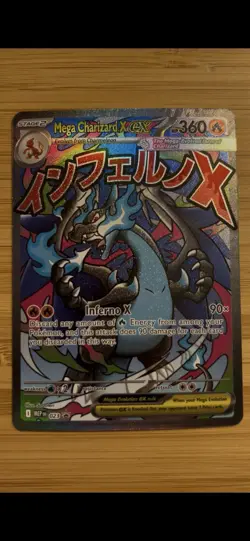 MINT 2025 Pokemon Mega Evolution Promo Mega Charizard X EX #023 - Image 2