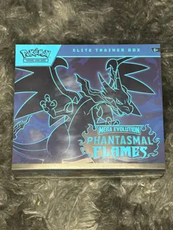 Pokemon Phantasmal Flames Elite Trainer Box ETB Mega Evolution Factory Sealed - Image 1