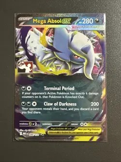 Mega Absol Ex 086/132 Pokemon Play! Prize Pack Series 8 Stamped Pack Fresh - NM - Image 1