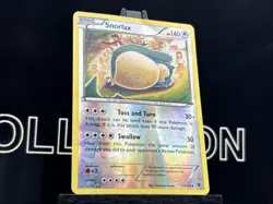Pokemon TCG Snorlax 77/124 Rare Reverse Holo XY Fates Collide - Image 4
