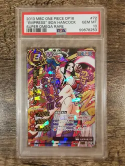 PSA 10 Super Omega Ω 72 Boa Hancock One Piece Miracle Battle Carddass POP 22 - Image 1