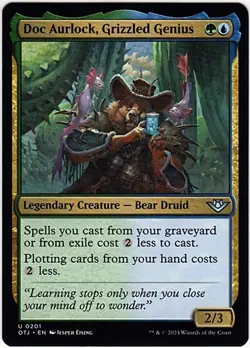 MTG Outlaws of Thunder Junction Doc Aurlock, Grizzled Genius (Uncommon) - Image 1