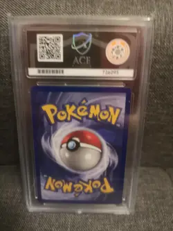 1999 Promo Black Star Promo Card Ace Grade 8 Pikachu Card #1 Pokemon League - Image 3