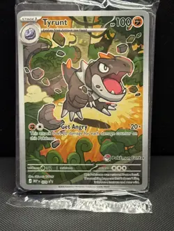 Tyrunt Pokemon Center Promo Stamped Exclusive Card Sealed - Image 1