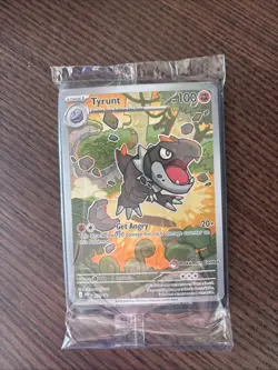 Pokemon Center Stamped Tyrunt Card Sealed New Pokemon - Image 1