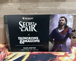 Gale's Ambition - FOIL - Secret Lair x D&D MTG Magic - Ship Fast - Image 1