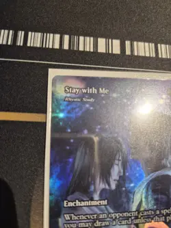 MTG Magic The Gathering Rhysric Study Stay With Me Borderless Foil FFX - Image 4