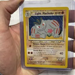 Light Machoke 49/105 Uncommon Pokemon Neo Destiny NM/MT Vintage Pokemon Card Vtg - Image 1