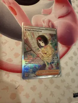 Pokemon TCG Erika's Invitation 203/165 Sv: Scarlet & Violet 151 Holo MINT/NM - Image 1