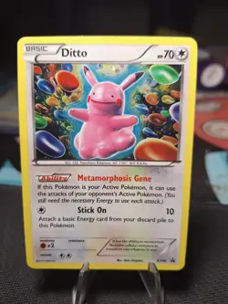 Pokemon TCG Ditto XY40 Holo Black Star Promos Card Near Mint 2015 - Image 1