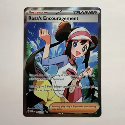 Pokemon TCG Perfect Order Rosa’s Encouragement 114/088 Full Art Rare NM - Image 1