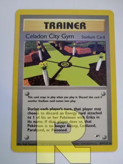 Celadon City Gym ® Gym Heroes 107/132 ® Non Comune ® Pokemon ® Inglese ® EX - Image 1