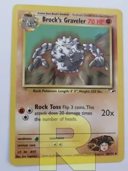 Brock's Graveler ® Gym Heroes 40/132 ® Non Comune ® Pokemon ® Inglese Good- - Image 1