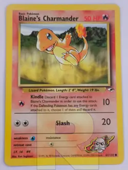Blaine's Charmander ® Gym Heroes 61/132 ® Comune ® Pokemon ® Inglese ® Good - Image 1