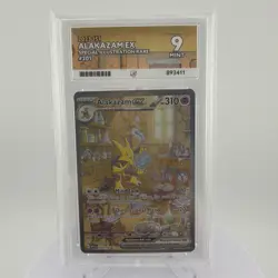 Pokemon TCG Alakazam EX 201/165 Scarlet & Violet 151 Ace Grade 9 - Image 1
