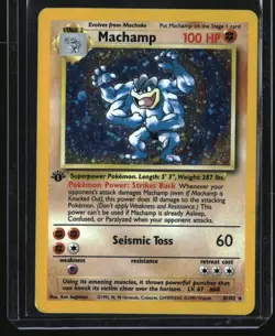 Pokemon Deck Exclusives Machamp 1st Edition Holo DM #008/102 - Image 1