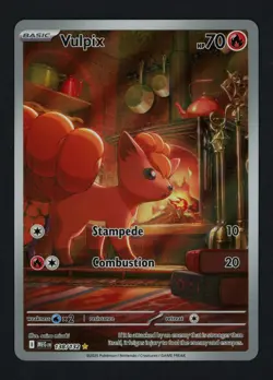 Vulpix 138/132 ME01: Mega Evolution Holofoil Illustration Rare Pokemon TCG - Image 1