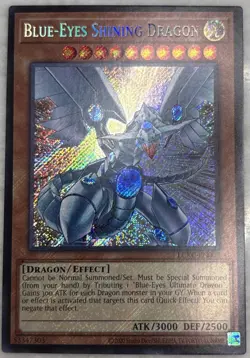 Blue-Eyes Shining Dragon Secret Rare Legendary Collection Kaiba LCKC-EN008 - Image 1
