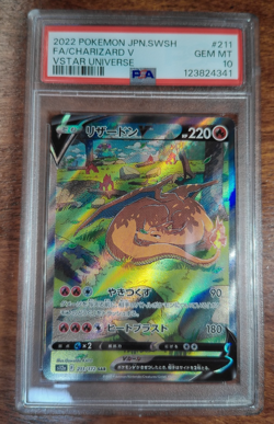 PSA 10 Charizard V Full Art 211 Vstar Universe 2022 Japanese Pokemon Card - Image 1