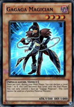 Gagaga Magician - Super Rare GENF-EN001 - MP - YuGiOh - Image 1