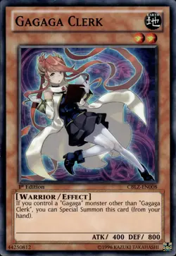 Gagaga Clerk - Super Rare 1st Edition CBLZ-EN008 - LP - YuGiOh - Image 1