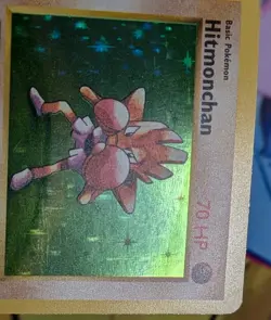 Hitmonchan - 7/102 - Pokemon Base Set Shadowless Holo Rare Card WOTC LP - Image 4