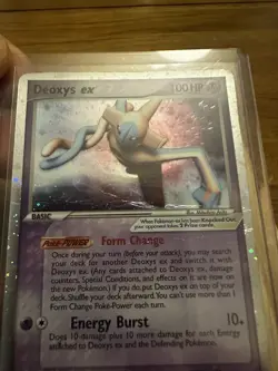 Pokemon TCG Deoxys EX Holo Rare Card 97/107 Played Condition - Image 3