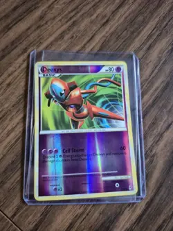 2011 Pokemon, Call of Legends, #2/95 Deoxys, Reverse Holo Rare Light Play - Image 1
