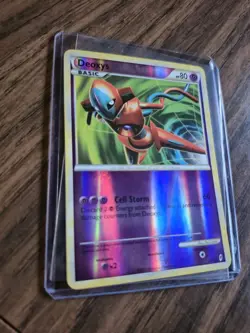 2011 Pokemon, Call of Legends, #2/95 Deoxys, Reverse Holo Rare Light Play - Image 2