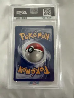1999 Pokemon Blastoise Holo 002/102 Base Set Unlimited Holo PSA 7 - Image 2