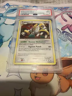 Pokemon Regigigas 37/146 Legends Awakened Cosmos Holo PSA 9 - Image 2