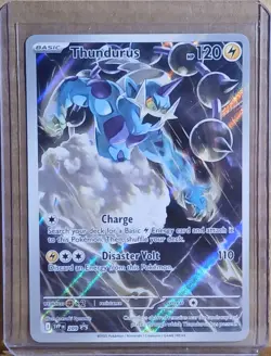 Pokemon Scarlet & Violet Black Bolt Thundurus Promo 209. - Image 1