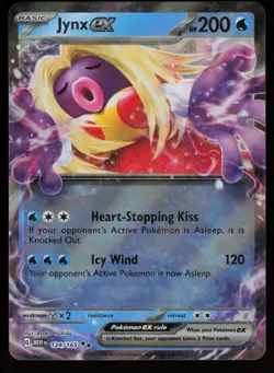 JYNX EX 124/165 DOUBLE RARE 151 POKEMON NM/M - Image 1