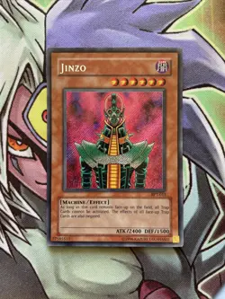 BPT-011 Jinzo Secret Rare Limted Edition Near Mint/LP see pics Yugioh Card - Image 1