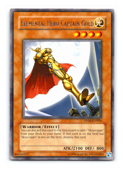 Elemental HERO Captain Gold - DP06-EN004 - Rare Yugioh - Image 1