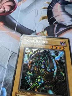 YUGIOH VORSE RAIDER SECRET RARE CT2-EN003 LIMITED EDITION PLAYED - Image 2
