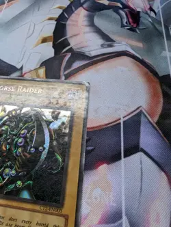 YUGIOH VORSE RAIDER SECRET RARE CT2-EN003 LIMITED EDITION PLAYED - Image 3