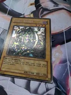 YUGIOH VORSE RAIDER SECRET RARE CT2-EN003 LIMITED EDITION PLAYED - Image 4