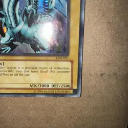 Blue-Eyes White Dragon LOB-001 Ultra Rare Yugioh Unlimited Edition NM - Image 5