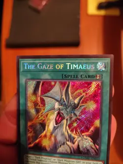 TCG Yu-Gi-Oh! The Gaze Of Timaeus 1st Edition Secret Rare MZMU-EN013 - Image 2