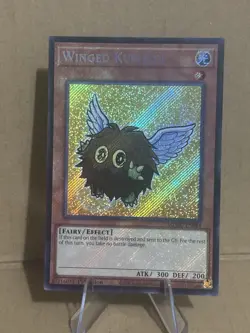 Yu-Gi-Oh Winged Kuriboh Chibi Art MZMU-EN064 1st Edition Secret Rare NM - Image 1