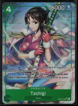 Tashigi (Alternate Art) EB03-018 One Piece Extra Booster: Heroines Edition NM - Image 1