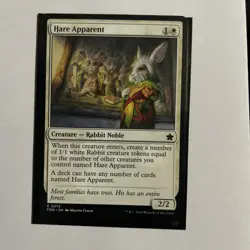 MTG ~ Hare Apparent ~ Foundations ~ Near Mint ~ Common - Image 1